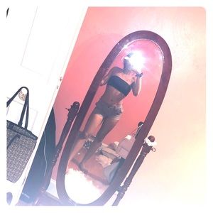 Old Navy Darker Gray Mid Thigh Shorts